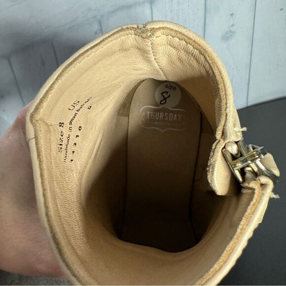 NEW Thursday Boot Co leather boots size 8 - Picture 8 of 10
